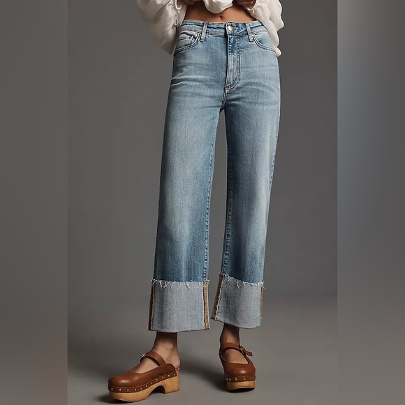 Pilcro Denim - NWT Pilcro The Scotty Cuffed High-rise Straight Leg jeans